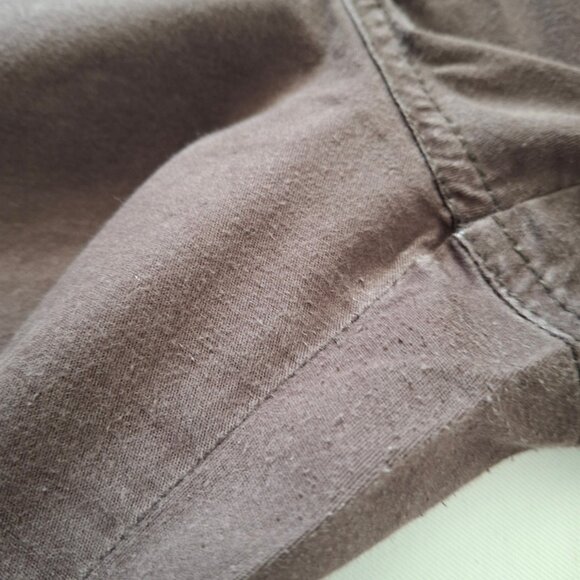 Denver Hayes Vintage Modern Fit Women's Bermuda Shorts Size 14 Brown Cotton - Picture 15 of 15